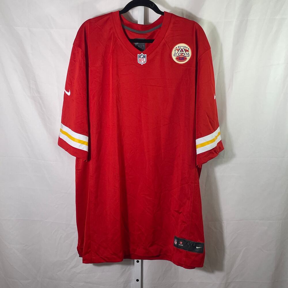 Kansas City Chiefs On Field Jersey w/ Lamar Hunt Memorial Patch - Mens Size XXL